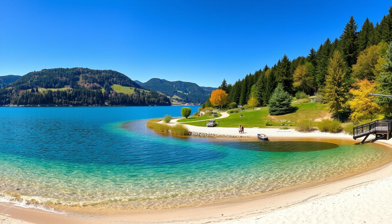 Erholungsgebiet Saller See Landschaft